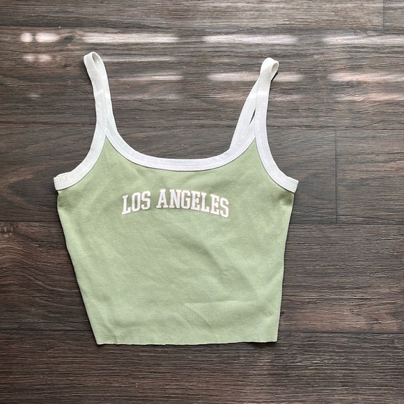 Forever 21 Tops - Green crop